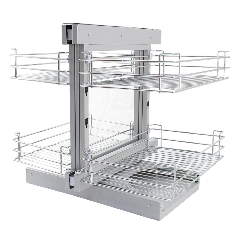 Magic Corner Kitchen Baskets Pull Out Right Hand Slide Out Wire Storage 80-90cm