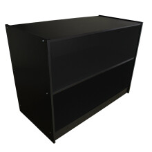 Ladengeschäft Theke bis Block Display Schrank Regale schwarz A1200