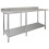 7FT Kitchen Work Bench Catering Table Commercial Stainless Steel Prep Surface 1