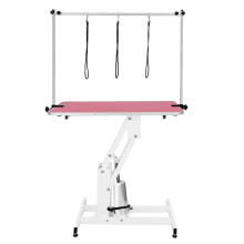Hydraulische Haustier Hund Grooming Tabelle höhenverstellbar H Bar Rosa Top