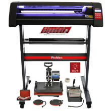 Vinylskærer LED, 5-i-1 varmepresse og Signcut Pro