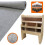 T-Mech Camper Van Lining Smoke Grey 4 Way Stretch &amp; VW Transporter Van Racking Storage 1