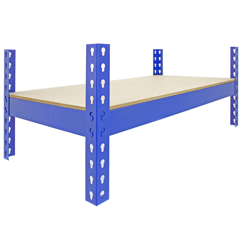 Spare 90cm Shelf Q-Rax Blue Garage Shelving Racking Unit Steel Storage Racks