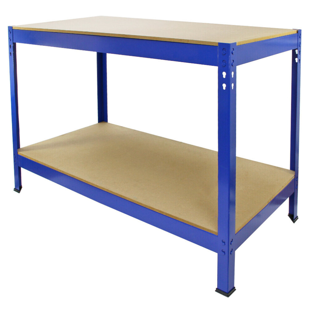 Workbench DIY Station Garage Boltless Heavy Duty Metal Work Tool Bench 100cm
