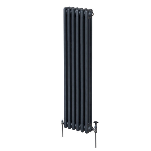 Παραδοσιακό καλοριφέρ 3 στηλών - 1800 x 292 mm - γκρι ανθρακί