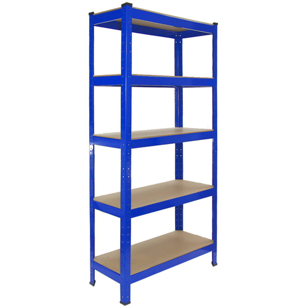 2 Racking Storage Shelving Heavy Duty Garage 5 Tier 75cm Steel Shelves Warehouse