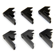 Monster Racking 6 x Bay Connectors Garage Racking Clips Zwart magazijn stalen rekken opslag