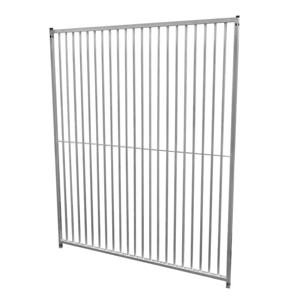 Dog Run Panels Galvanised Steel Pen Fence Outdoor 1.84m x 1.5m