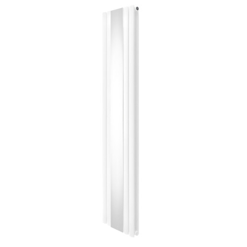 Ovaler Spiegelheizkörper - 1800mm x 380mm - Schwarz