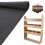 T-Mech 11m2 Anthracite Van Lining Carpet Super Stretch with Glue & Ford Transit Racking 1