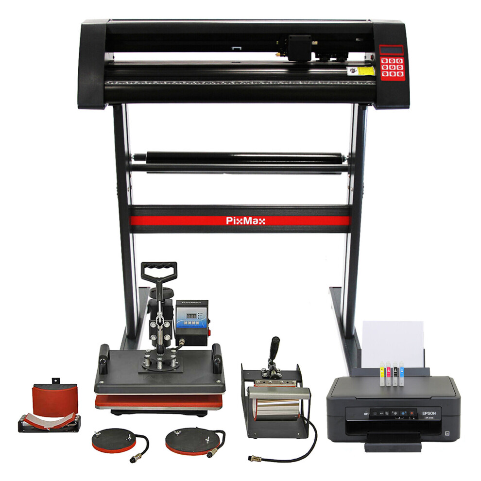 Vinyl Cutter, 5 in 1 Heat Press & Epson Printer