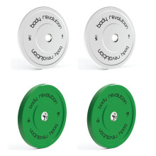 Body Revolution Olympic Bumper Plates Colour 30kg SET 2x5kg 2x10kg