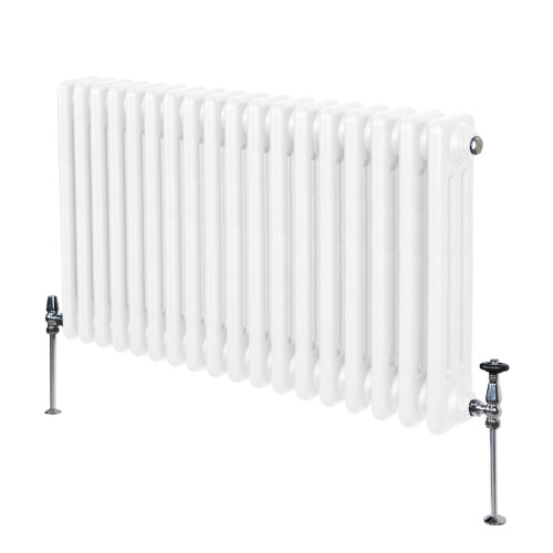 Traditionele 3-Kolom Radiator - 600 x 832 mm - Wit