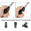 2 Pack 1/2inch Square To 1/4inch Hex Socket Adapter, Quick Release Impact Ratchet Chuck Converter And Screwdriver Bit Holder Socket 3