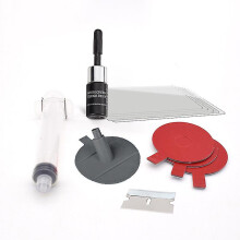 Diy Car Windshield Repair Kit Tools Auto Glass Windscreen Repair Set Give Door Handle Protective Decorative Stickers