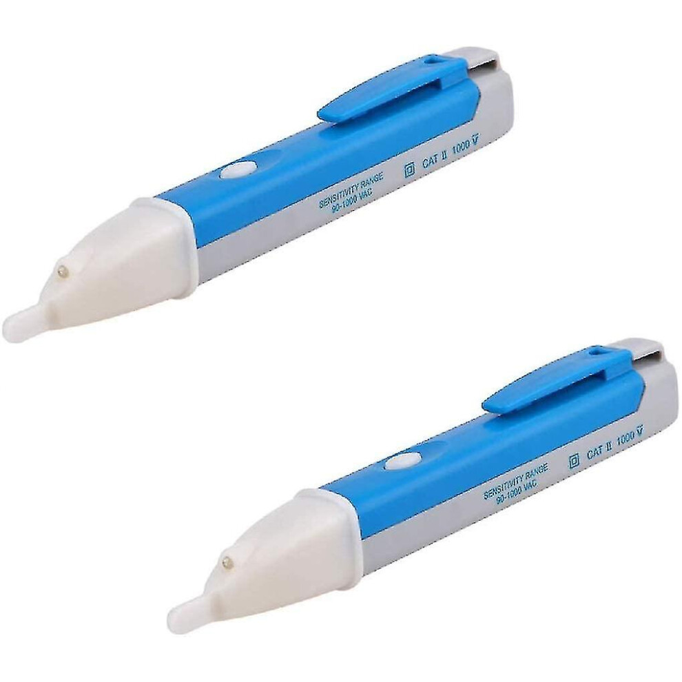 2Pcs Non Contact Voltage Tester Electric Voltage Detector Pen 30-1000V Ac Inductive Electric Tester Pen 3247719448021