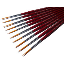 Major Brushes Synthetic Rigger Brush Size 1 - Pack of 10