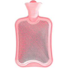 Uncovered Hot Water Bottle 2l Large Mouth Safe And Durable Natural Rubber Bed