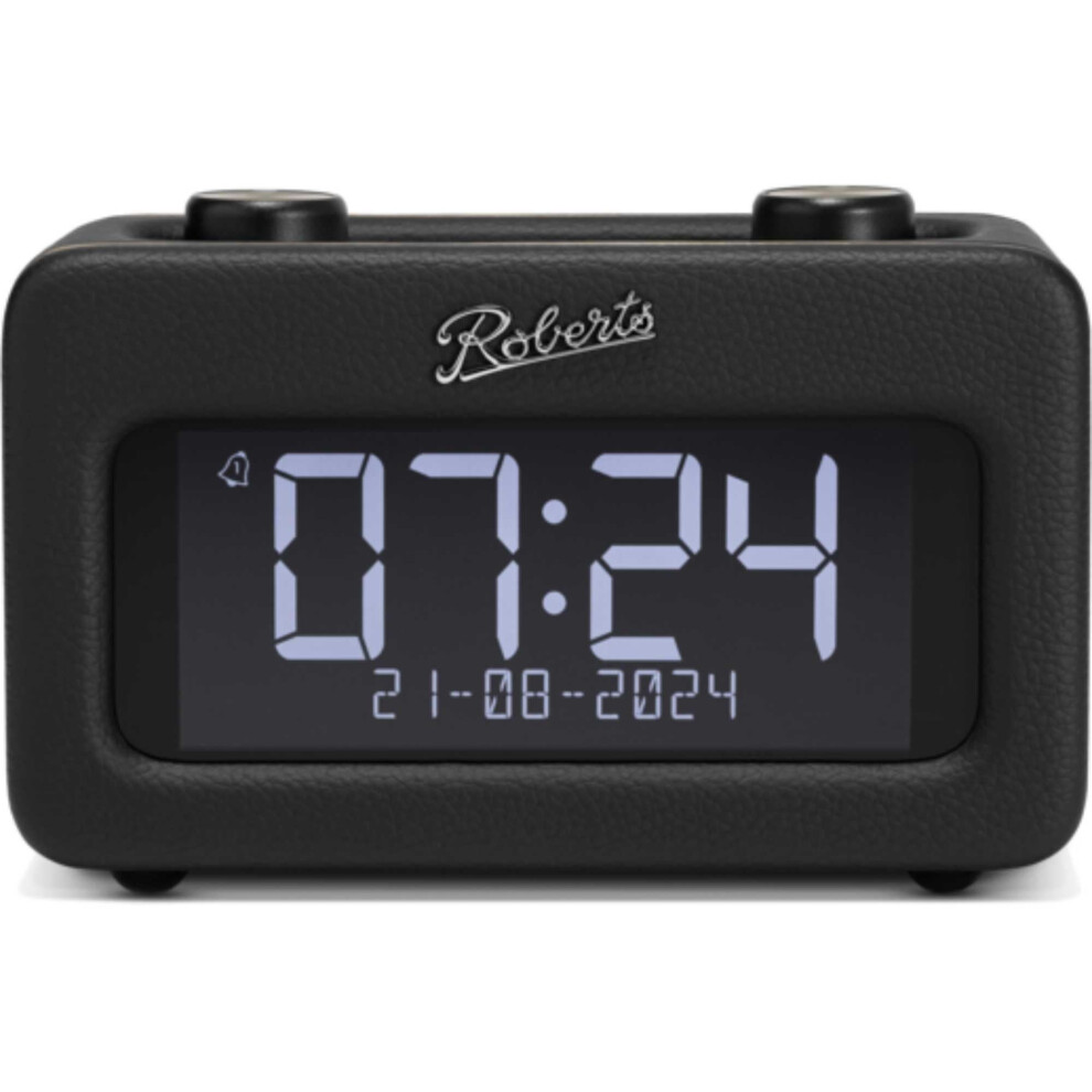 Roberts Radio REV-RESTBK Revival Rest FM/DAB+ Bluetooth Alarm Clock Radio - Black