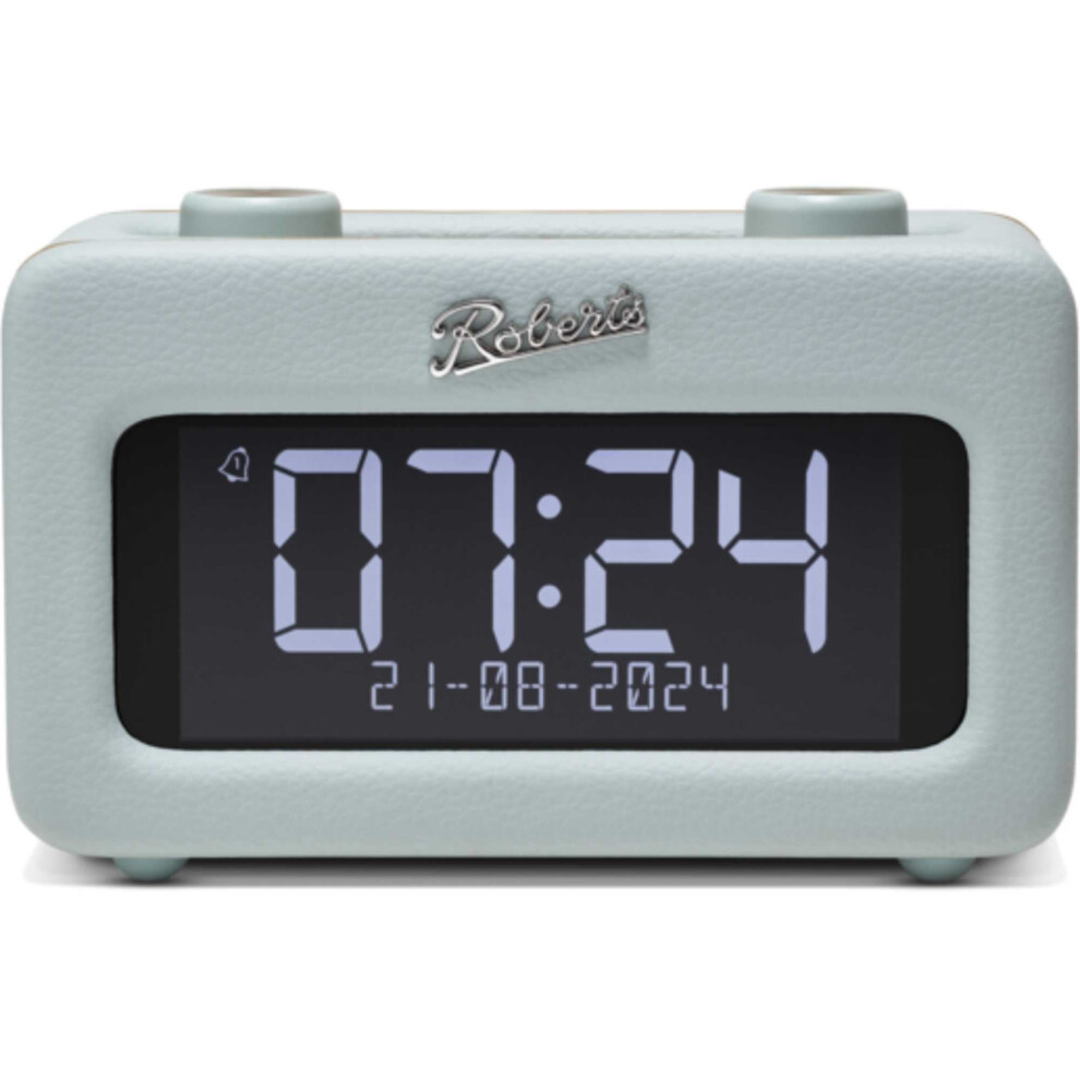 Roberts Radio REV-RESTDE Revival Rest FM/DAB+ Bluetooth Alarm Clock Radio - Duck Egg