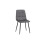 Grey and Oak Oval Fluted Dining Table Set Axel Birlea 7