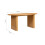 Grey and Oak Oval Fluted Dining Table Set Axel Birlea 9