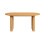 Grey and Oak Oval Fluted Dining Table Set Axel Birlea 2