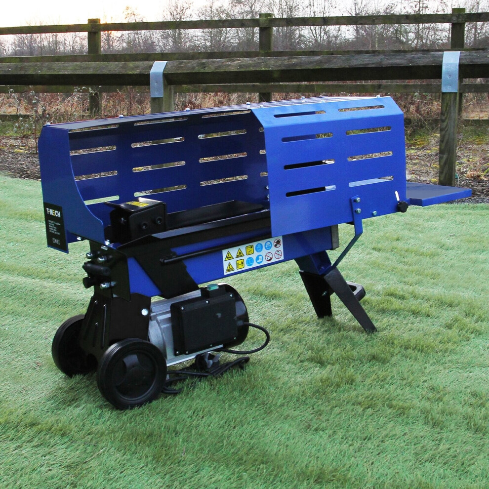Log Splitter 5 Ton Timber Fire Wood Cutter 3L Hydraulic Electric 2000W Motor