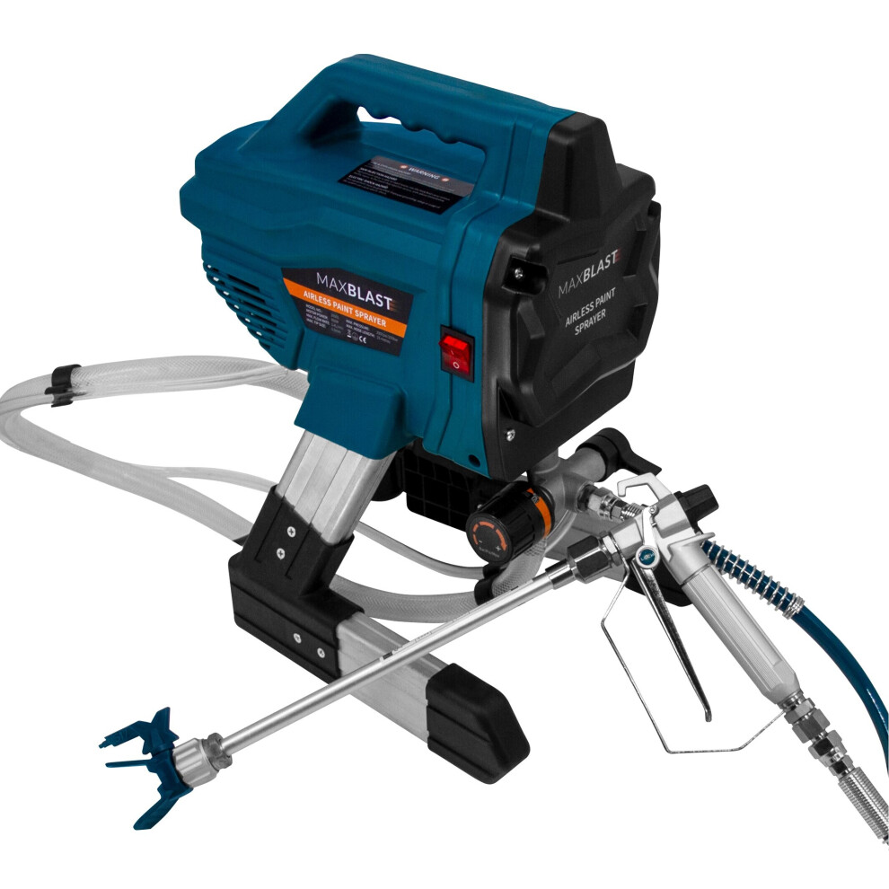 650W Commercial Airless Paint Sprayer Electric Interior Wall Air Spray Gun Kit
