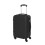 (Black) 3pcs Suitcase ABS hard shell 4-wheeled trolley lightweight luggage 4