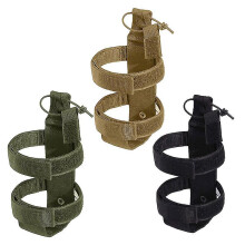 (06) 2023 New Molle Water Bottle Pouch Bag Portable Military Outdoor Travel Hiking Water Bottle Holder Kettle Carrier Bag