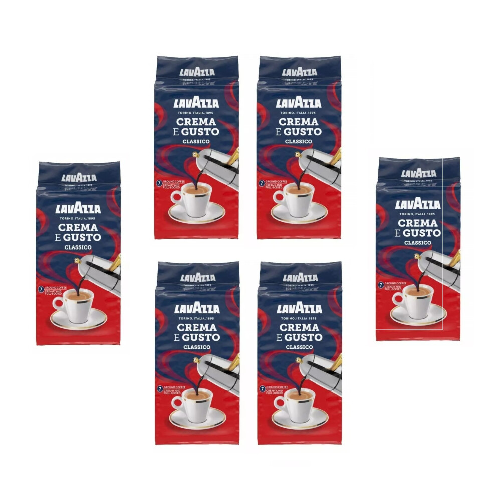 Lavazza - Crema E Gusto Classico - Ground Coffee 250G (6 X 250G)
