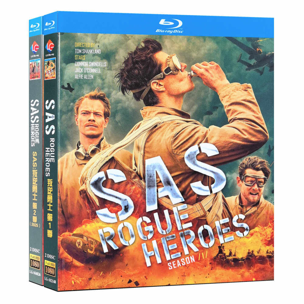 Azip Sas: Rogue Heroes Season 1+2 Blu-Ray 1080P Bd