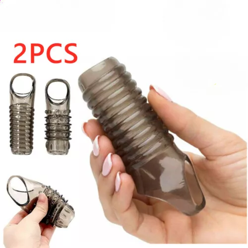 Cock Ring Delay Ejaculation Penis Male Stimulator Sleeve Couple 1