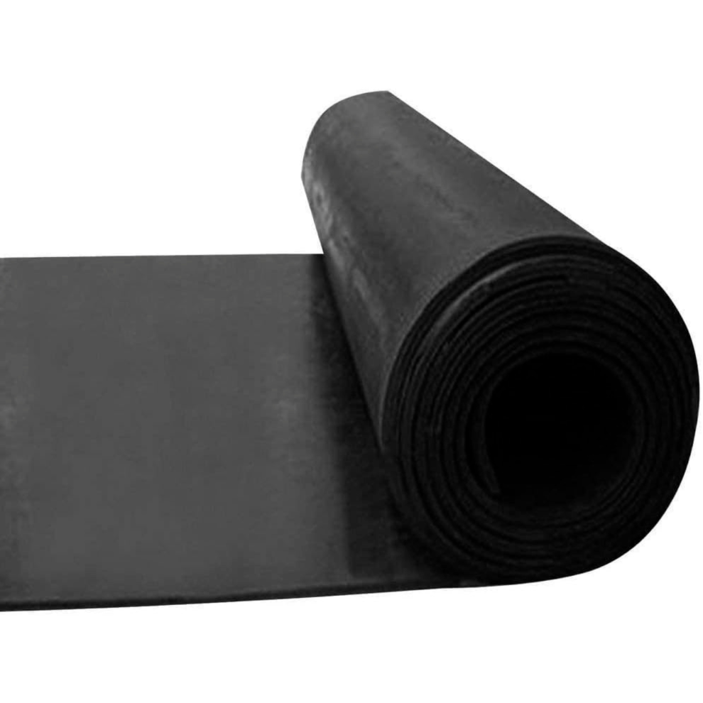 (1.5m x 10m) Smooth Rubber Roll 3mm Thick 1.5m Wide Up to 15M Length