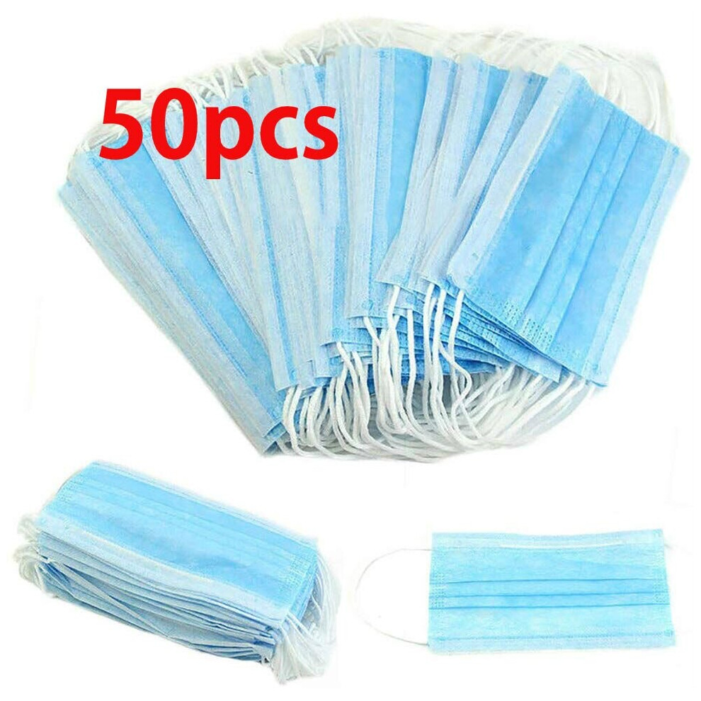 50Pcs Medical Surgical Disposable Mask 092265726504