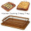 2 Pcs Copper Crisper Non-Stick Oven Mesh Baking Tray Chips Crisp 1