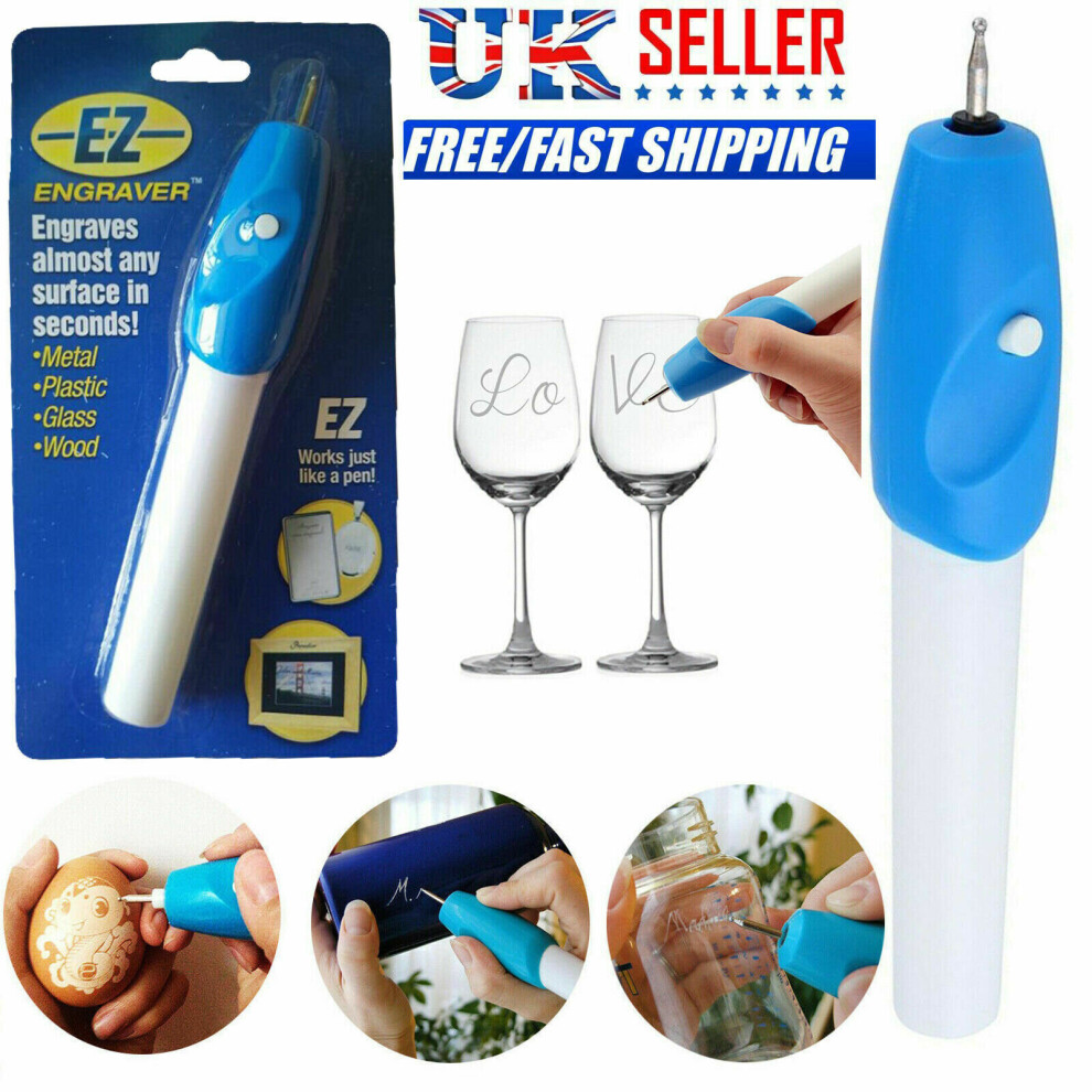 Graveren Etsen Pen Hobby Craft Rotary Handheld Tool voor Sieraden Metaal Glas