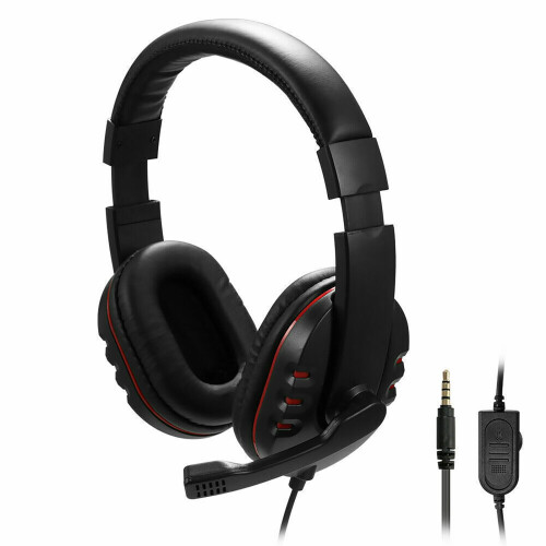 Gaming Headset 3.5mm Wired Headphone Stereo For PS4 PC Xbox One