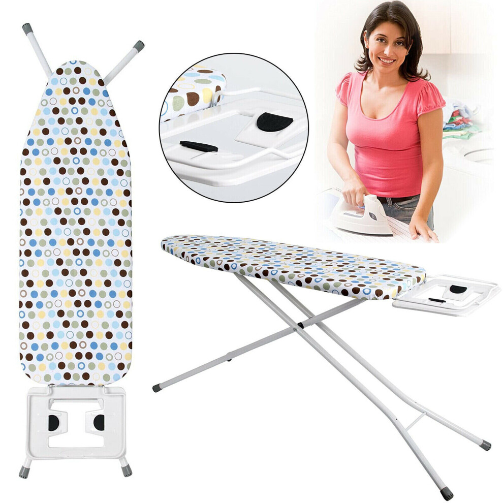 Folding Metal Ironing Board Vibrant Cover Iron Rack Non Slip Foldable