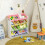 Kids Toy Storage Rack Unit 16 Boxes Removable Bins Freestanding 1