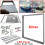 Anbaurahmen Kit 600x600mm LED Panel Licht Decke (Silber) 1