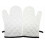1 Pair Oven Gloves Kitchen Cooking Thick Heat Resistant Mitt (white) 1