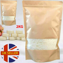 2Kg Soy wax Flakes 100% Pure, Clean Burning, No Soot, Natural Soy Wax