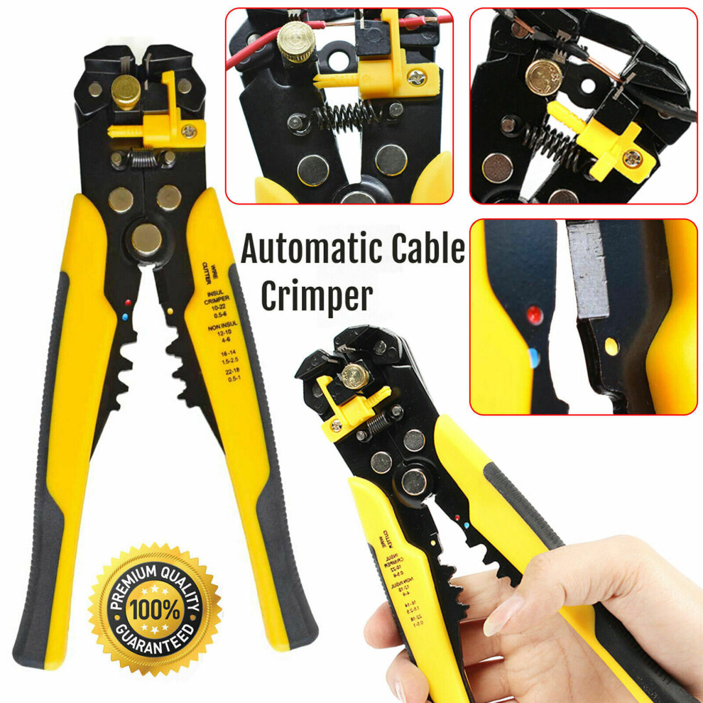 Zelf Verstelbare Automatische Kabel Kabel Krimper Kniptang Stripper Gereedschap-image