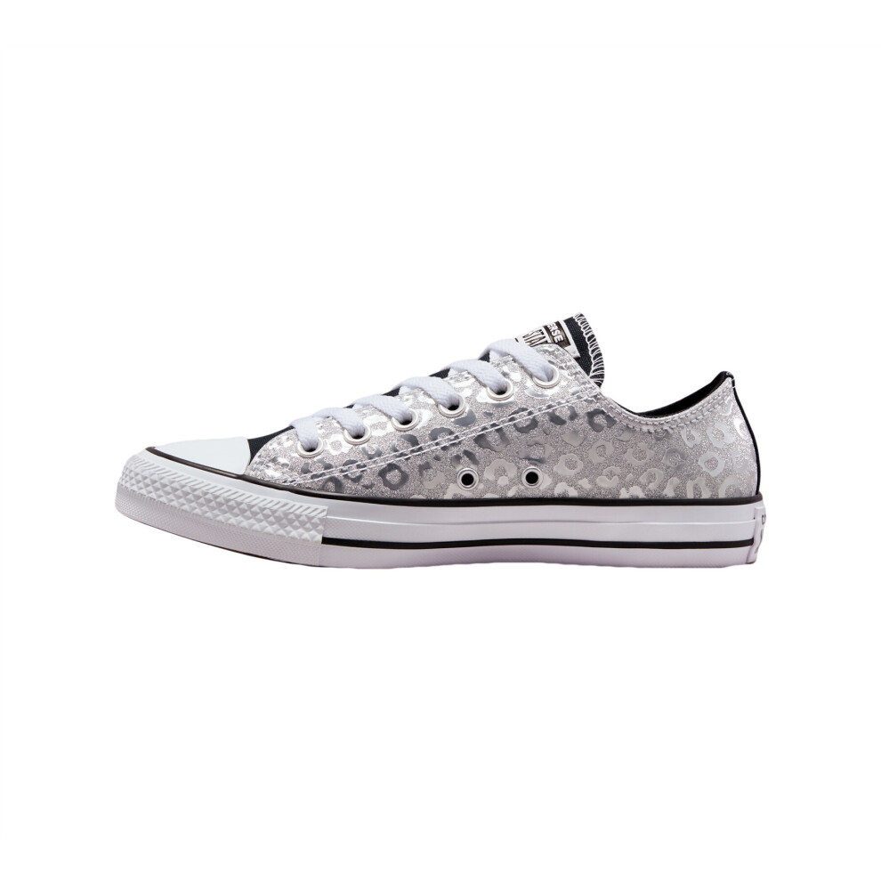 Converse CTAS 572042C Authentic Glam Silver/White UK 3