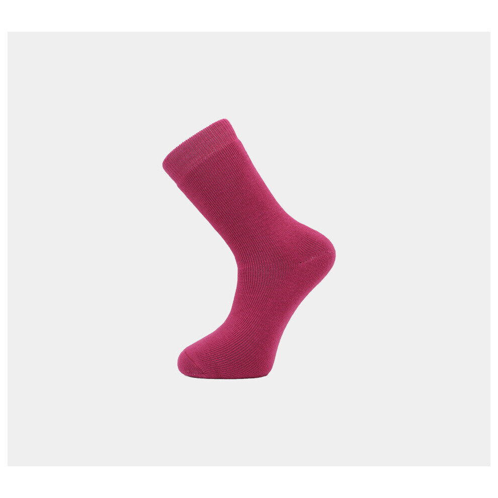Womens Thermal Cosy Socks L10786 1 Pair Pink