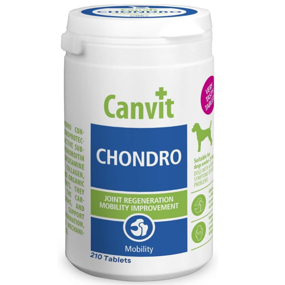 Canvit Joint Supplements For Dogs With Glucosamine And Chondroitin High Strength | Vitamin C & E, Joint Pain Relief | Hip & Joint Care For Small and