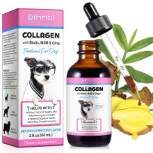 JSBNQRMZ Collagen Dietary Supplement For Dogs,60ml Collagen And Msm Can Nourish And Support Your Pet'S Joints,Strengthen Bones And Enhance Joint
