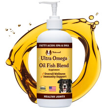 Natural Dog Company, Ultra Omega Öljy, Koirille, 16 fl oz (473 ml)